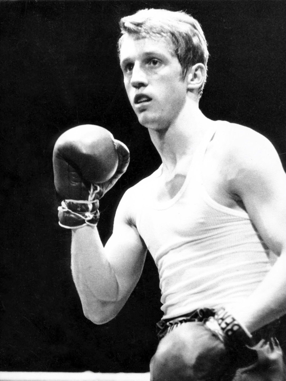 Bernd Jacobitz als junger Boxer