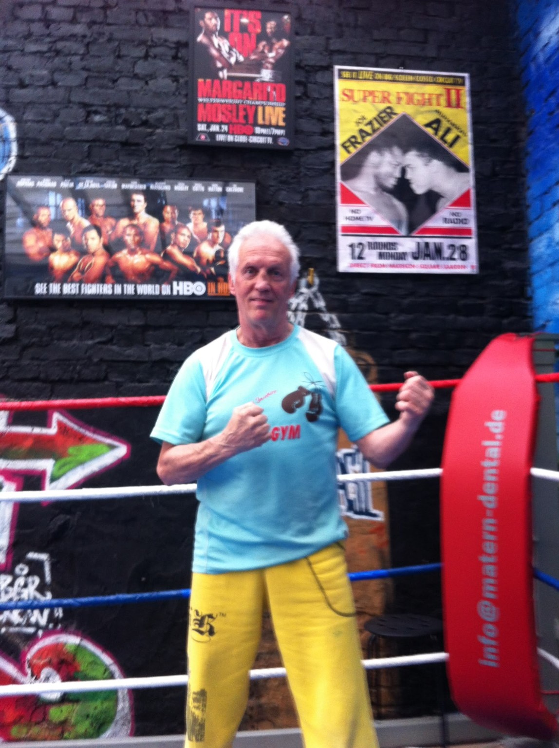 Bernd Jacobitz im Boxring