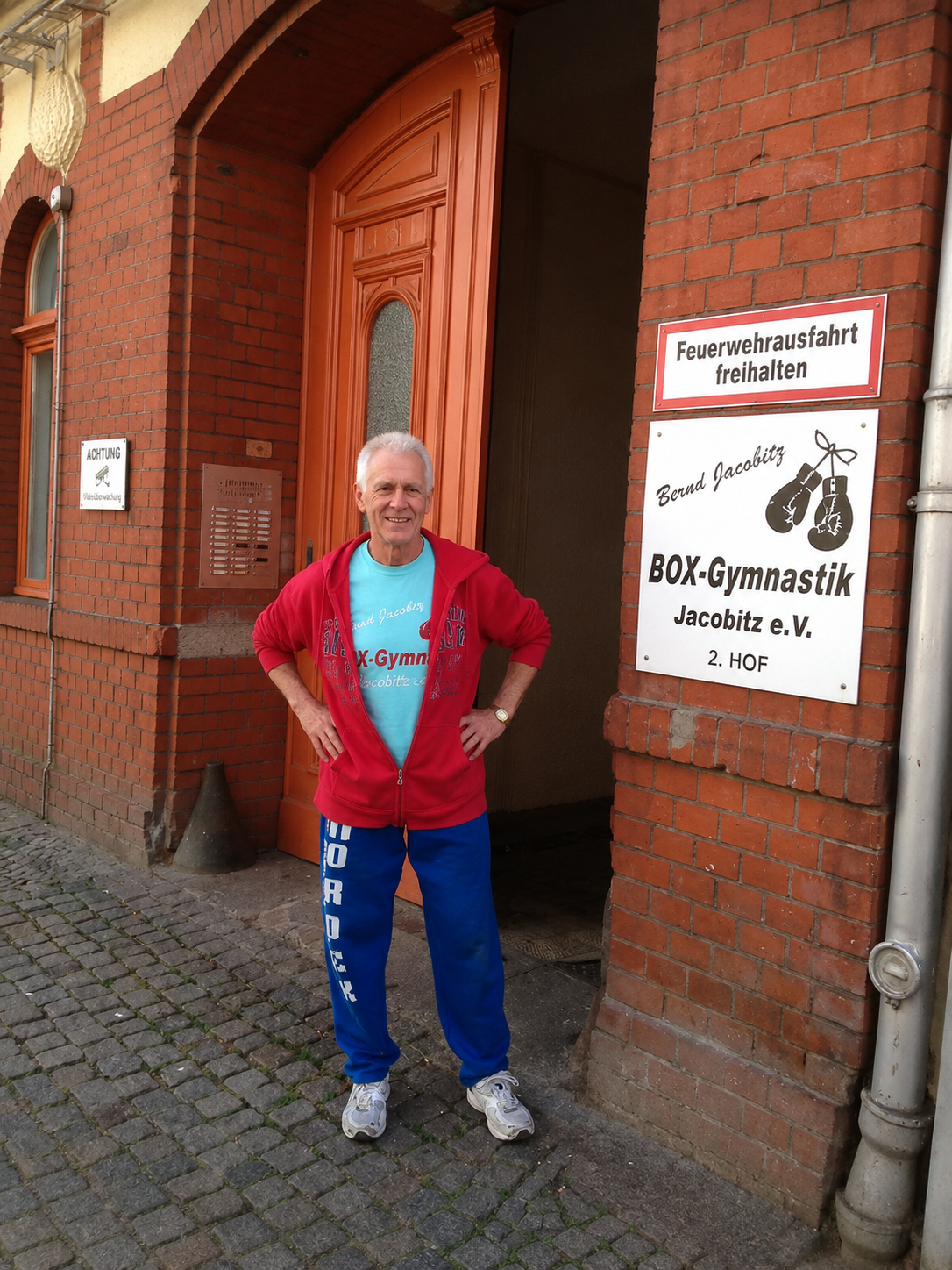 Bernd Jacobitz vor Box-Gymnastik e.V.